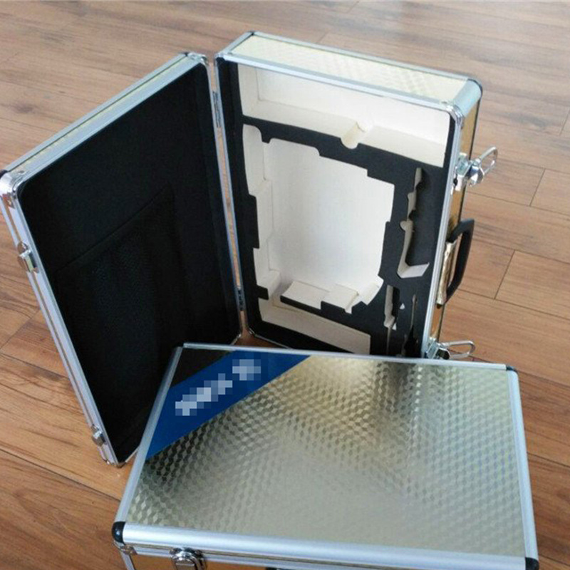 批发出售手提式EVA内衬防震铝合金工具箱上盖多功能口袋供应铝箱