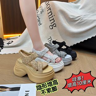 �������10cm��ЬŮ2026���¿�С���Ӱٴ���Ƥܛ�����eˮ��ɸ�Ь