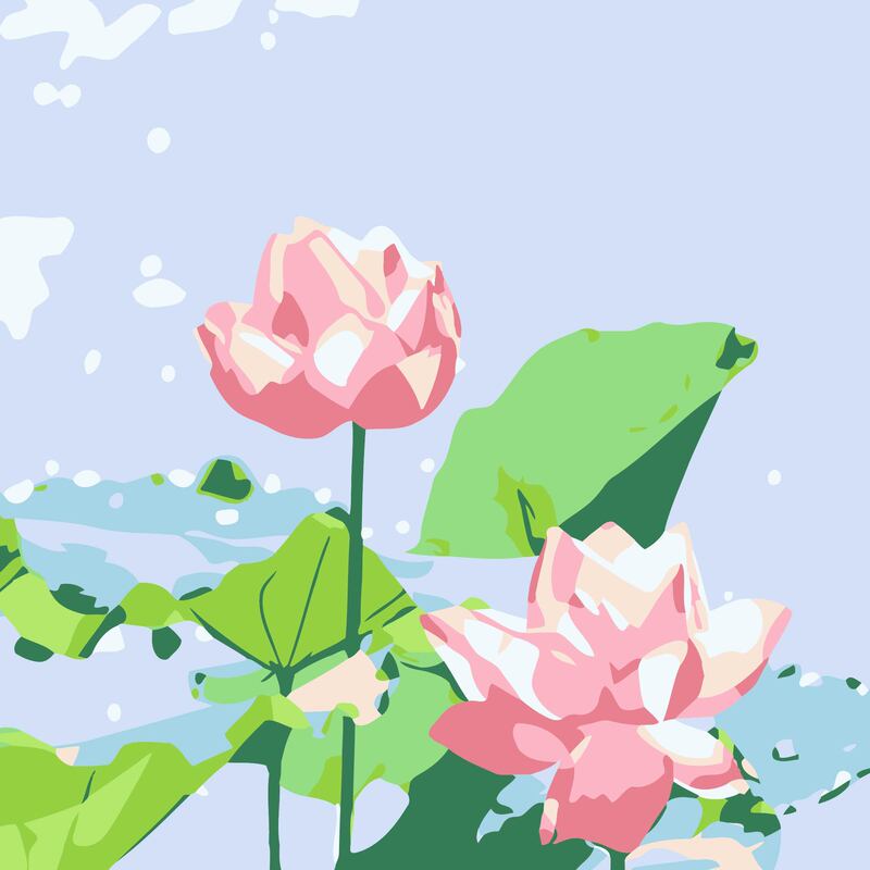 新款diy数字油画填色儿童手工绘可爱动漫油彩画填充装饰画批发|undefined