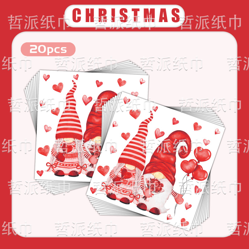 [in Stock] Dwarf Valentine's Day Tissue Paper Holiday Party Decoration Tissue Paper