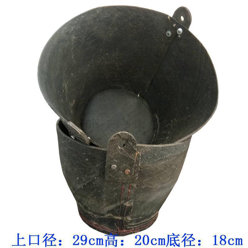 轮胎皮桶加厚水泥桶砂浆桶灰斗建筑泥沙桶工地灰桶加线橡胶槽耐磨
