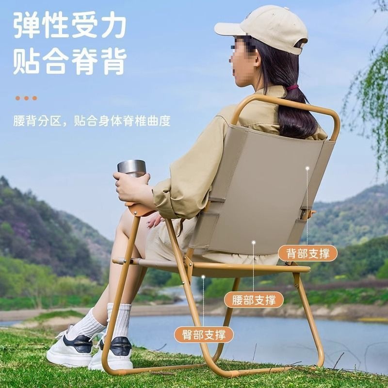 户外折叠桌克米特椅子自驾游车载懒人休闲露营地野餐摆摊金属