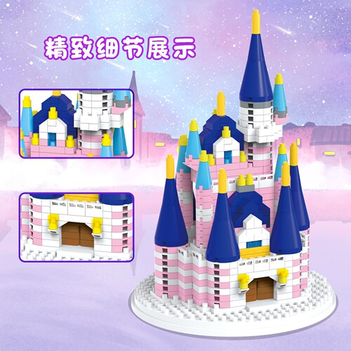 Compatible with Lego building girl princess castle style puzzles, birthday gift toys wholesale