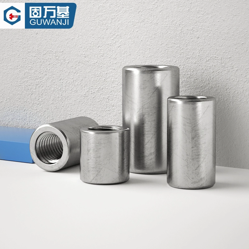 Круглая гайка цвета железа, удлиненный цилиндрический корпус гайки, сварной винт, винтовое соединение, винтовая крышка M5M6M8M10