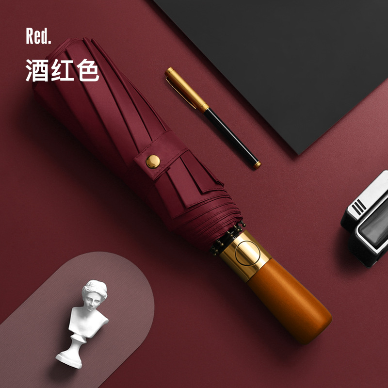 Paraguas, paraguas plegable, paraguas automático de doble varilla inversa, paraguas para lluvia o sol, resistente a tormentas, revestimiento negro engrosado, tamaño grande, doble varilla.