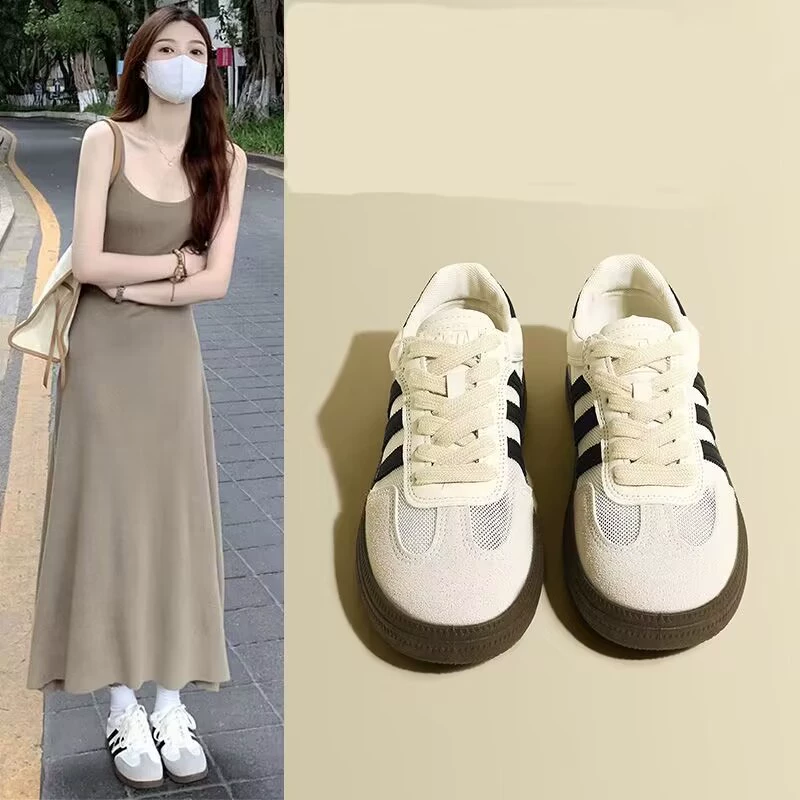 Агамская обувь Женская обувь 2024 новая летняя доска Женская сетка дышащая спортивная обувь повседневная обувь Xiaobai Dexun обувь