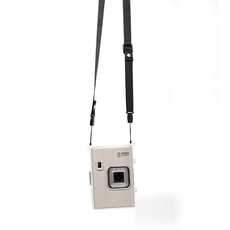 2025 New Model Instax Mini Liplay+ Transparent Camera Protective Storage Case Durable with Strap