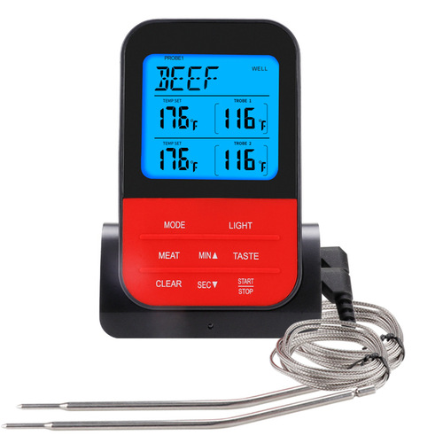 Cross-border wireless barbecue thermometer multi-functional electronic kitchen baking food thermometer home oven temperature measuring instrument