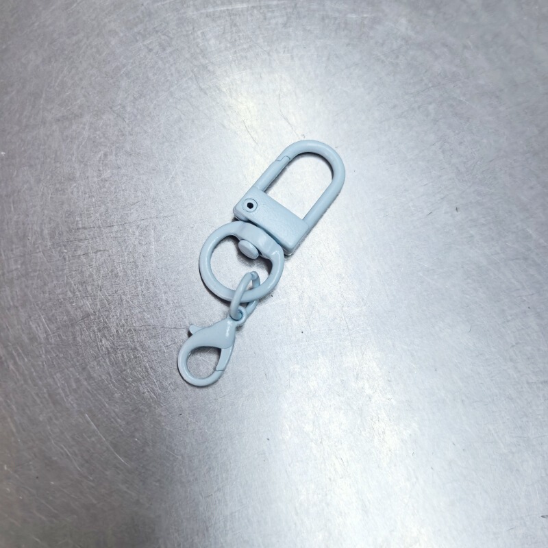カラフルなペイント U 字型ドアバックル + ロブスタークラスプ diy 人形ぶら下げバックルバッグぶら下げチェーンバックルキーホルダージュエリーアクセサリー|undefined