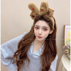 新型立体人形洗顔専用カチューシャ