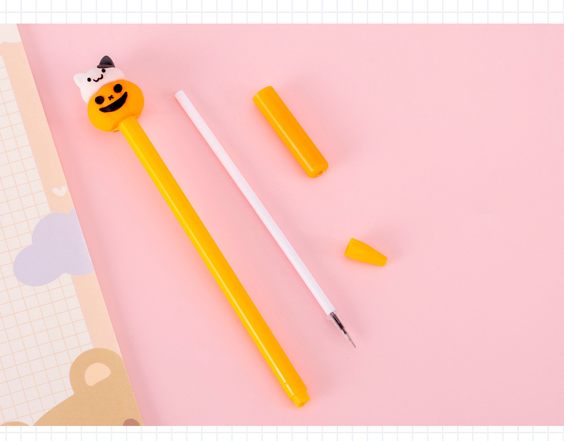 Halloween Pumpkin Ghost Gel Pen Student Stationery display picture 1