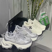 Спортивные кроссовки на платформе для отдыха, обувь, подошва 7.5 см