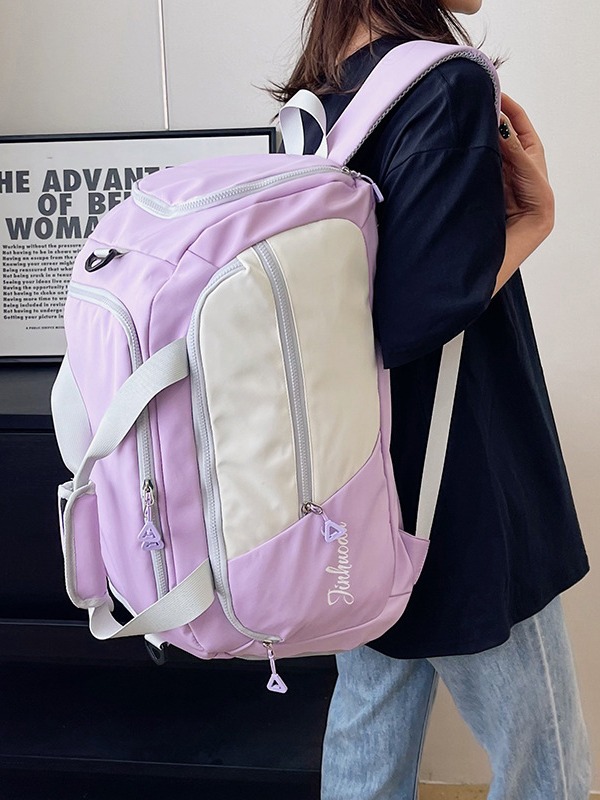 Nuevo tipo transfronterizo de bolsa de ejercicios de tres usos, bolsa de viaje de separación seca y húmeda, almacén de zapatos independiente, mochila multipropósito de gran capacidad