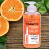 Face serum in ampoules, brightening revitalizing fruit acid, anti-age essence for dull skin, vitamin C, 500 ml