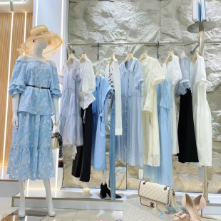2025 Summer Light Lady Fashion Comfortable Dress Wholesale Brand Clearance Women's Clothing Supply Physical Live Purchase