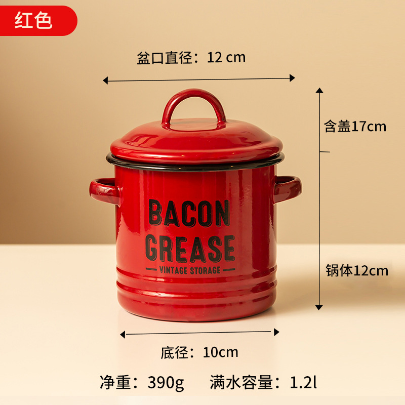 Tarro de esmalte (rojo)