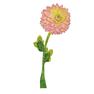 Charcoal Grass Flower Original Design Wooden Flower Splicing Toy Laser Cutting Desktop Ornament DIY Cross-Border E-Commerce Oem