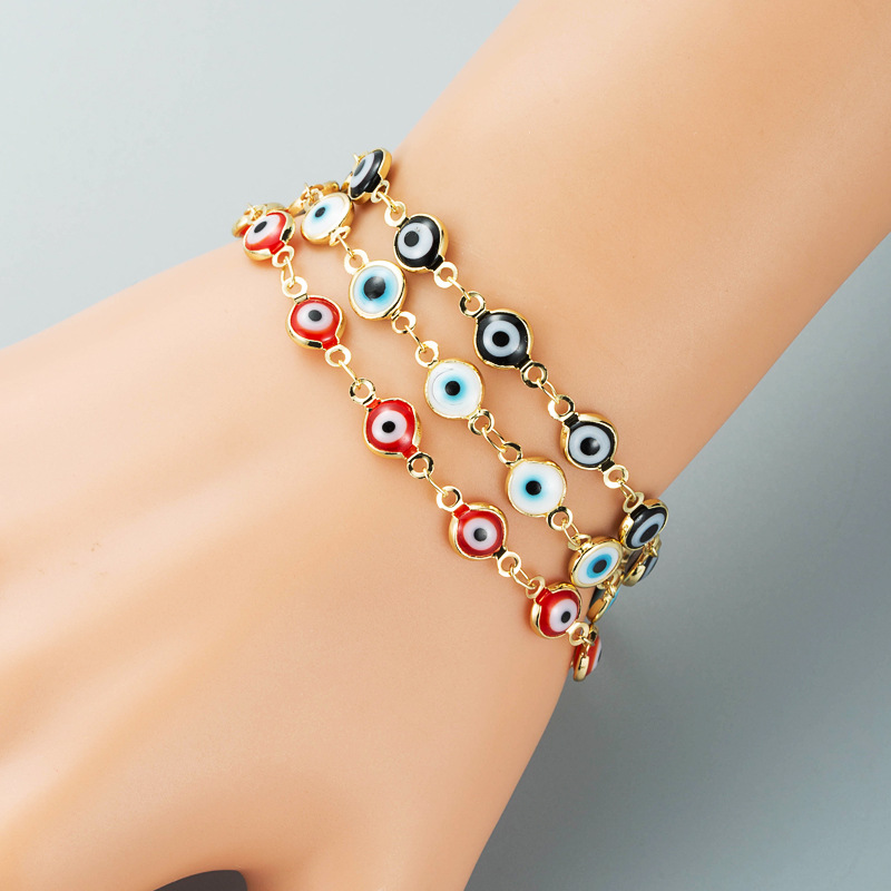 Pulsera De Ojo De Demonio Pulsera De Ojo Malvado Pulsera De Tendencia De Moda display picture 2