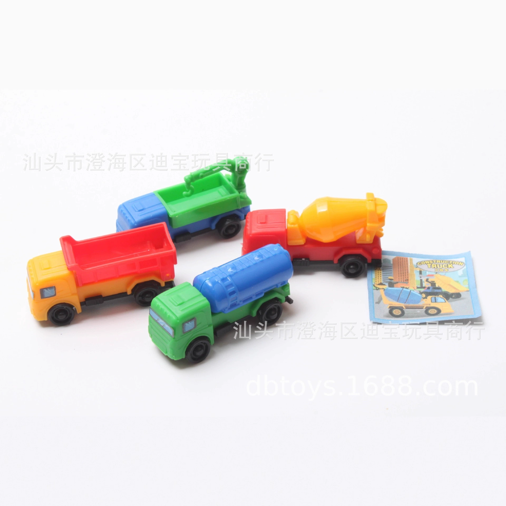 4cm собранный инженерный автомобиль 50 мм гашапон игрушка в подарок