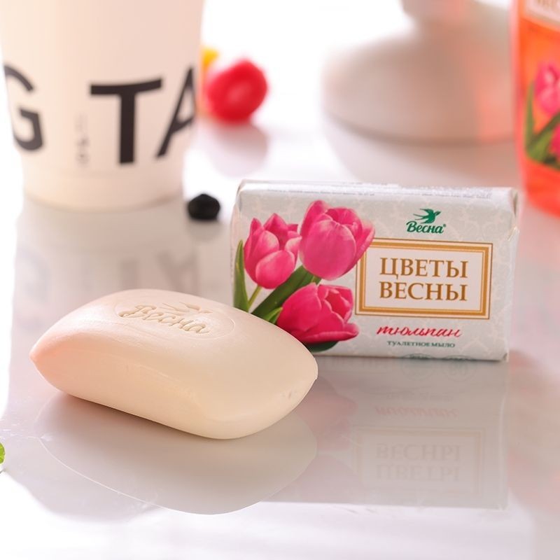 Importación rusa de la fruta original jabón de leche lavado de fresa lavado de manos lavado de cara baño doméstico