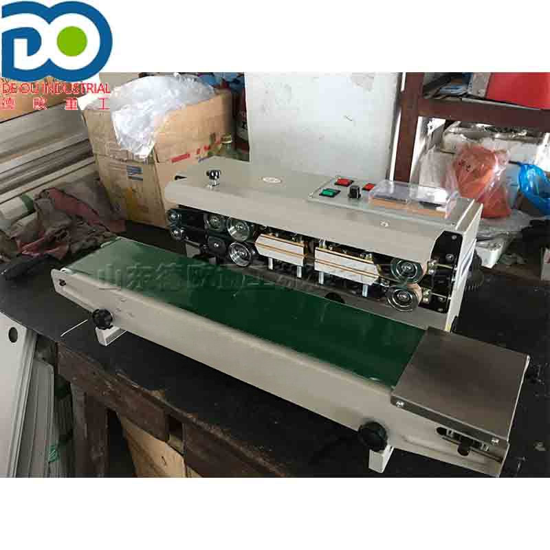 全自动薄膜袋封装机 食品厂包装袋封口机 立式打码封口一体机