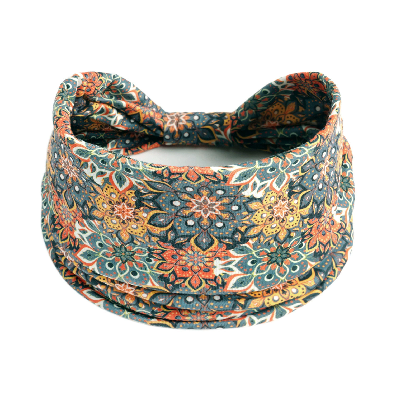 Retro Europa y los Estados Unidos venta cruzada de yoga damas correa de cabello toallas antiperspirantes elásticas algodón absorbedor correa de cabello nuevo accesorio para el cabello