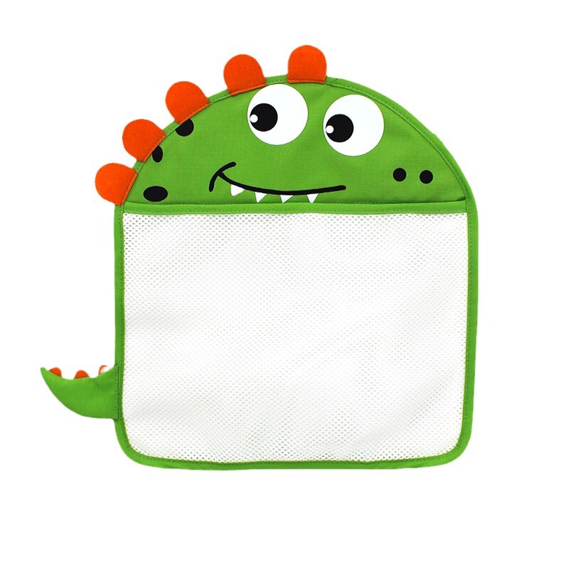 赤ちゃんの浴室のお風呂のおもちゃは袋の漫画の入浴用品を収納します。|undefined