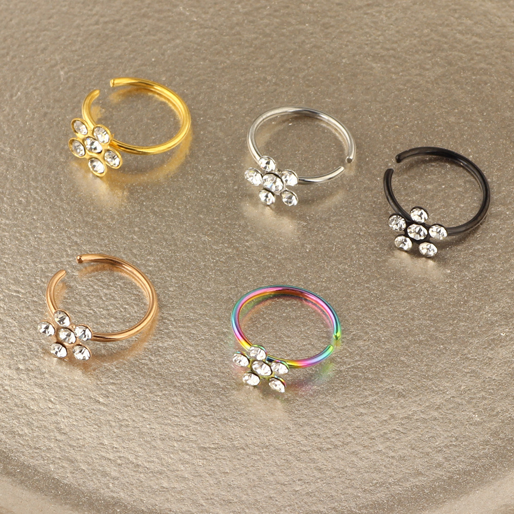 Labret piercing jewelry detail image