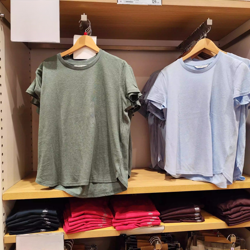 High-Quality Products from the Channel: Collaboration Edition/Women's Linen Blend Round Neck T-Shirt/Short Sleeve 26 Spring/Summer New Model 486334