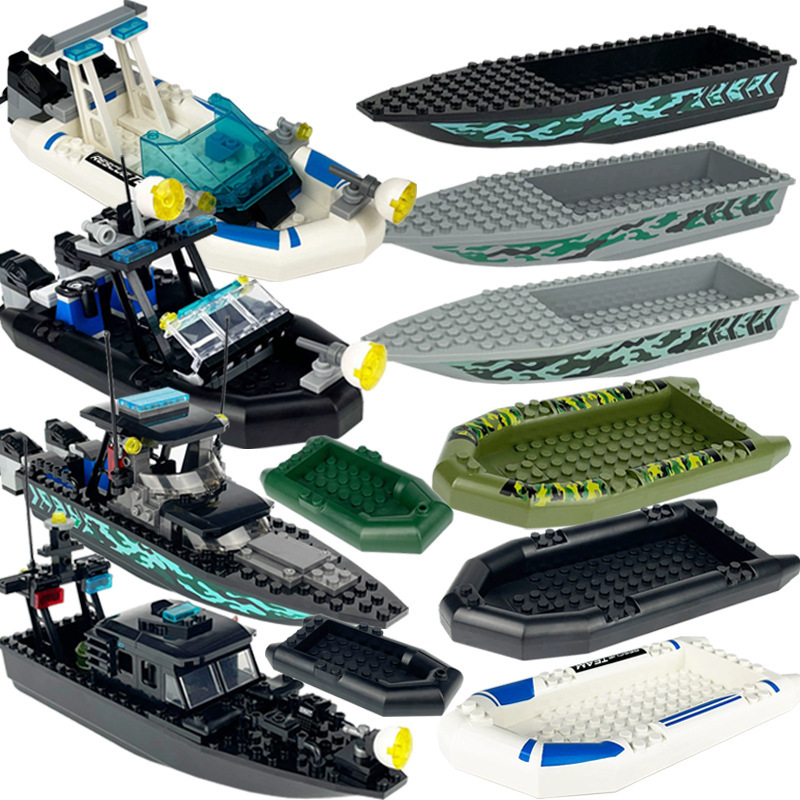Cross-Border Wholesale Rubber Boat Building Blocks X009 Submarine X003 Patrol Ship J089Cd X009 Military Accessories Cross-Border Wholesale Rubber Boat Building Blocks X009 Submarine X003 Patrol Ship J089Cd X009 Military Accessories