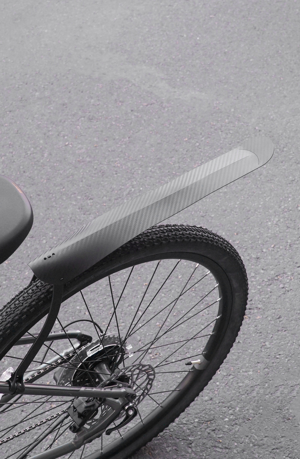 Sukou Fender Road Bicycle Front/Rear Seat Post Rain Shield Bicycle Cycling Accessories Equipment Carbon Fiber Pattern
