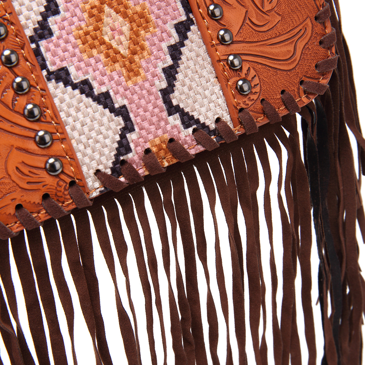 Borse a tracolla per donna Borsa a tracolla in pelle bohémien stampata vintage europea e americana in cotone e lino Borsa da donna alla moda personalizzata_voghion.com