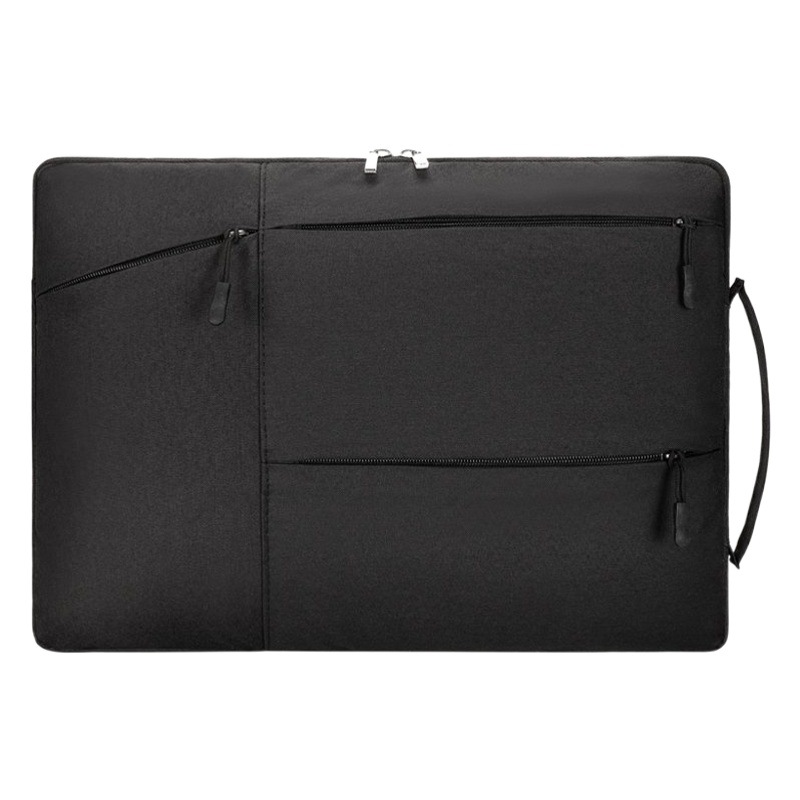Velvet 14-Inch Briefcase 16inch with Inner Sleeve, Wear-Resistant, Cross-Border Exclusive, Customizable Logo, Portable Laptop Bag