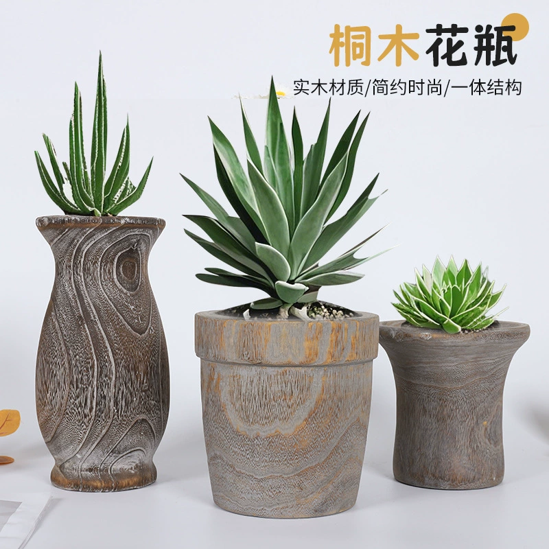 Трансграничные производители деревянных ваз ручной работы, цветочных композиций, цветочных композиций, вилл, предметов интерьера для дома, гостиных, модных украшений B&B.