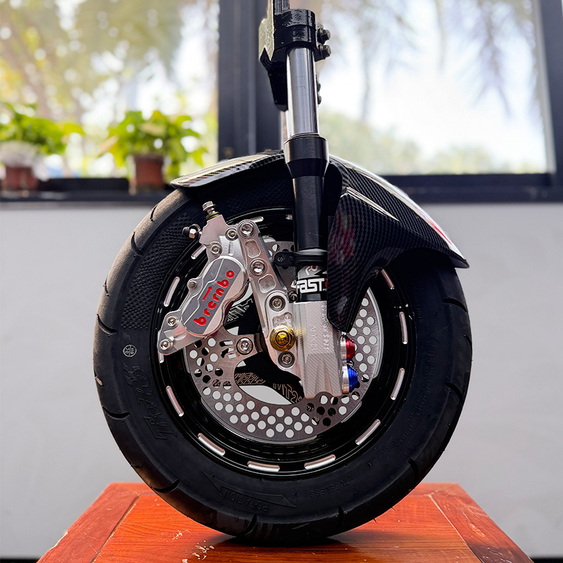 Ninebot Q80C/Q85C/Q90 Inverted Shock-Absorbing Front Wheel Set, Front Set, Small Q Modified 30-Core Set