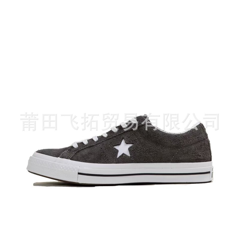 純正オリジナル Converse クムラ ワンスター レザースエード レトロ ブラック ロートップ スポーツ スケートボード シューズ 男女兼用|undefined