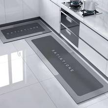 硅藻泥地垫厨房专用耐脏脚垫吸水吸油防滑垫免进门防水硅藻泥地毯