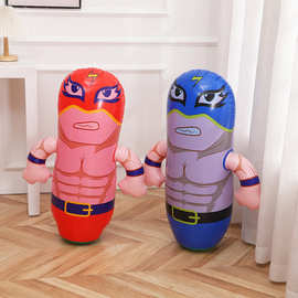充气不倒翁大号玩具 超人充气玩具 儿童拳击锻炼充气益智健身玩具