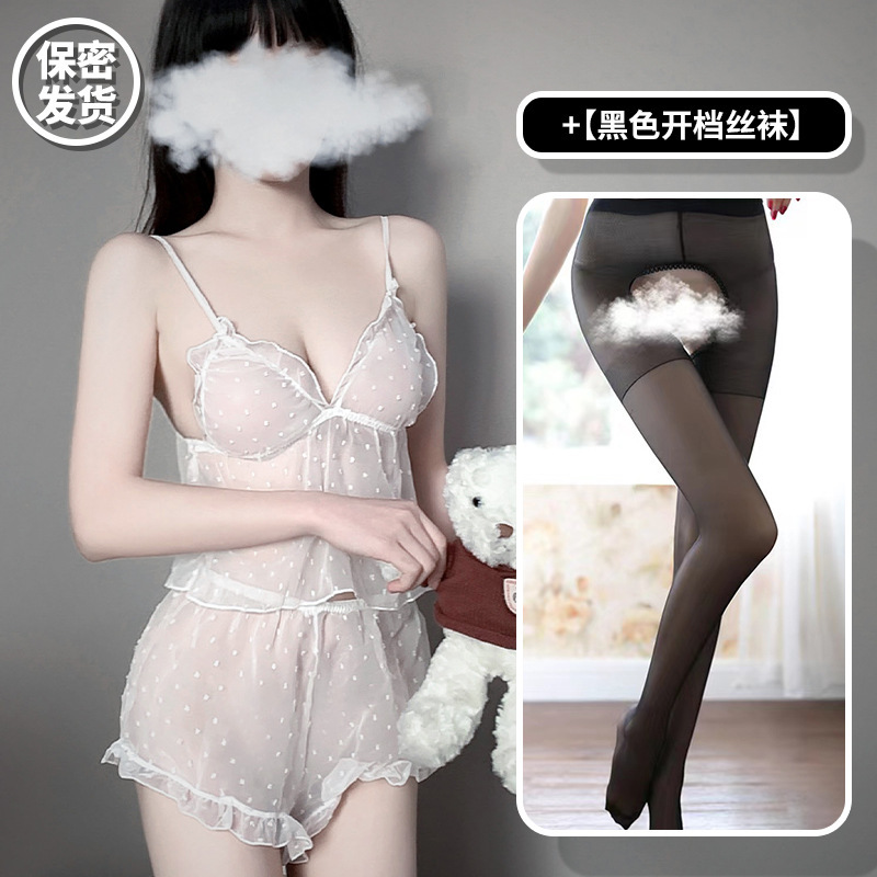 픽쳐 스타일 + 블랙 오픈 양말