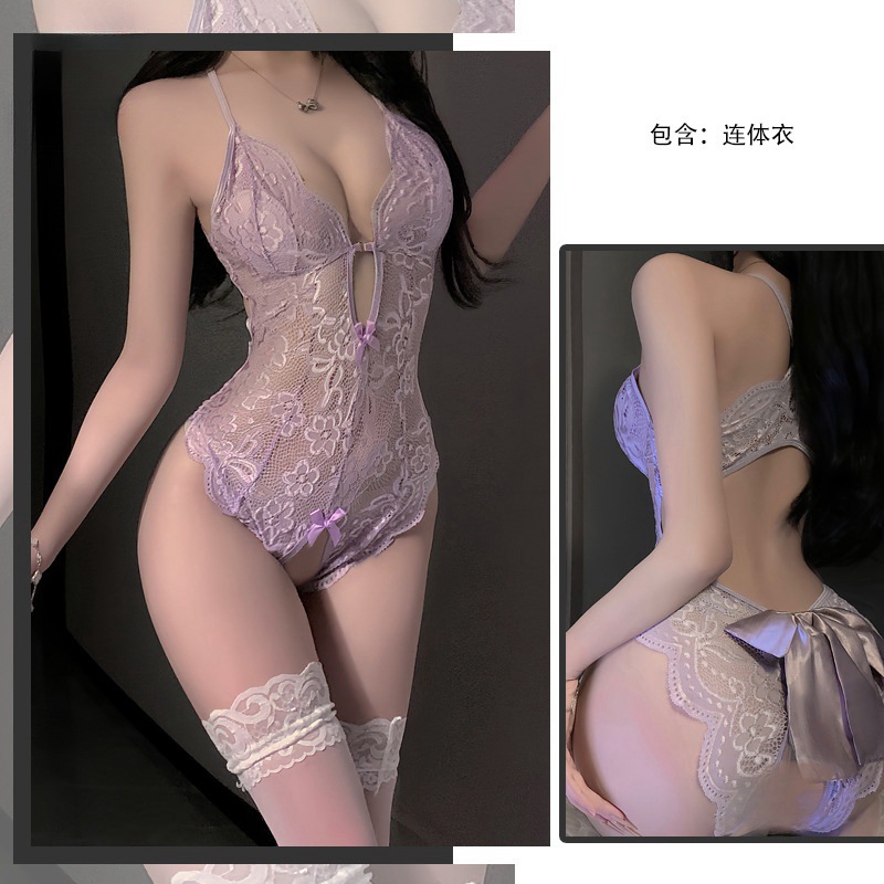 보라색 [가슴 패드 포함]