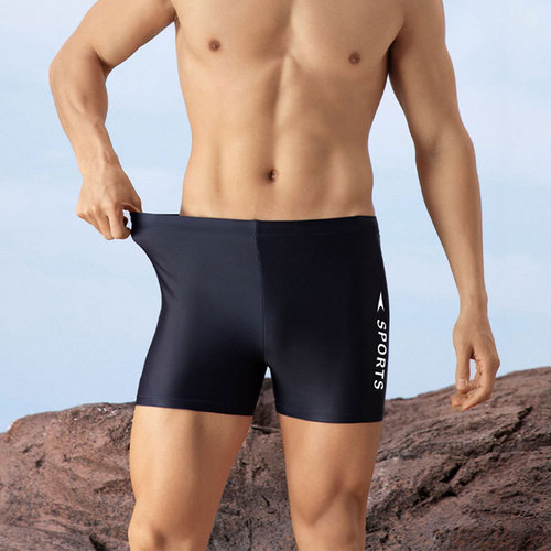 Fat man swimming trunks men anti-embarrassment 280 pounds simple running amount men straight style pool plus fat increase hot spring swimming trunks