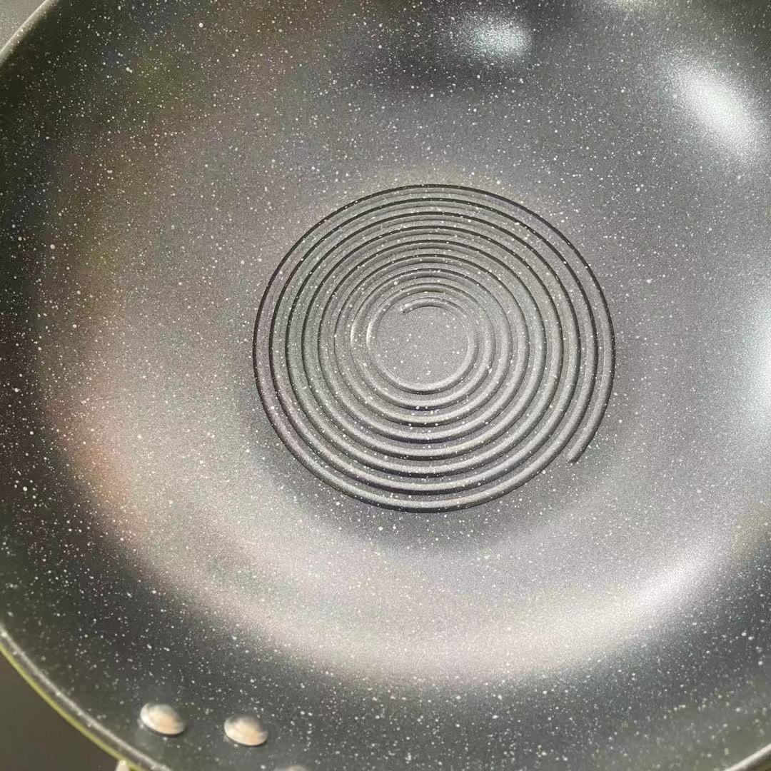스틸 바 손잡이 붙지 않는 Wok 선물 냄비를 가진 가정용 볶음
