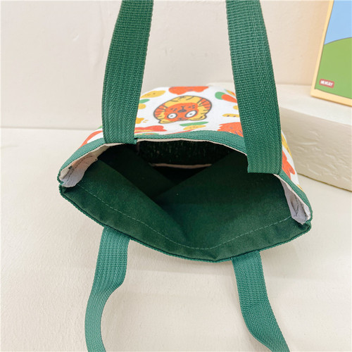 New style canvas women's bag, fashionable rabbit, children's portable bucket coin purse, Year of the Rabbit souvenir shoulder bag for women