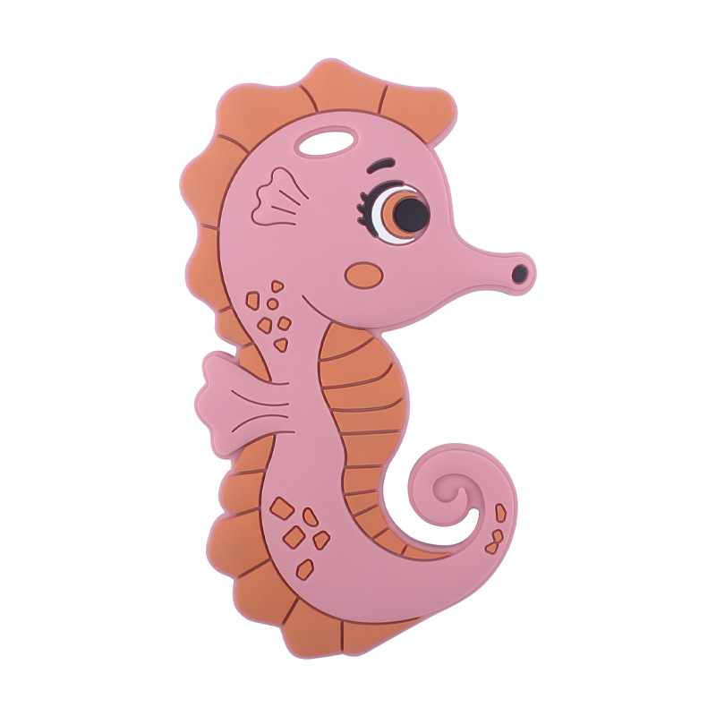 Nuevo bebé suministros de dibujos animados haima mordedor calmante bebé creativo silicona mordedura molar mordedor juguete