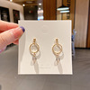 Retro earrings, simple and elegant design, European style
