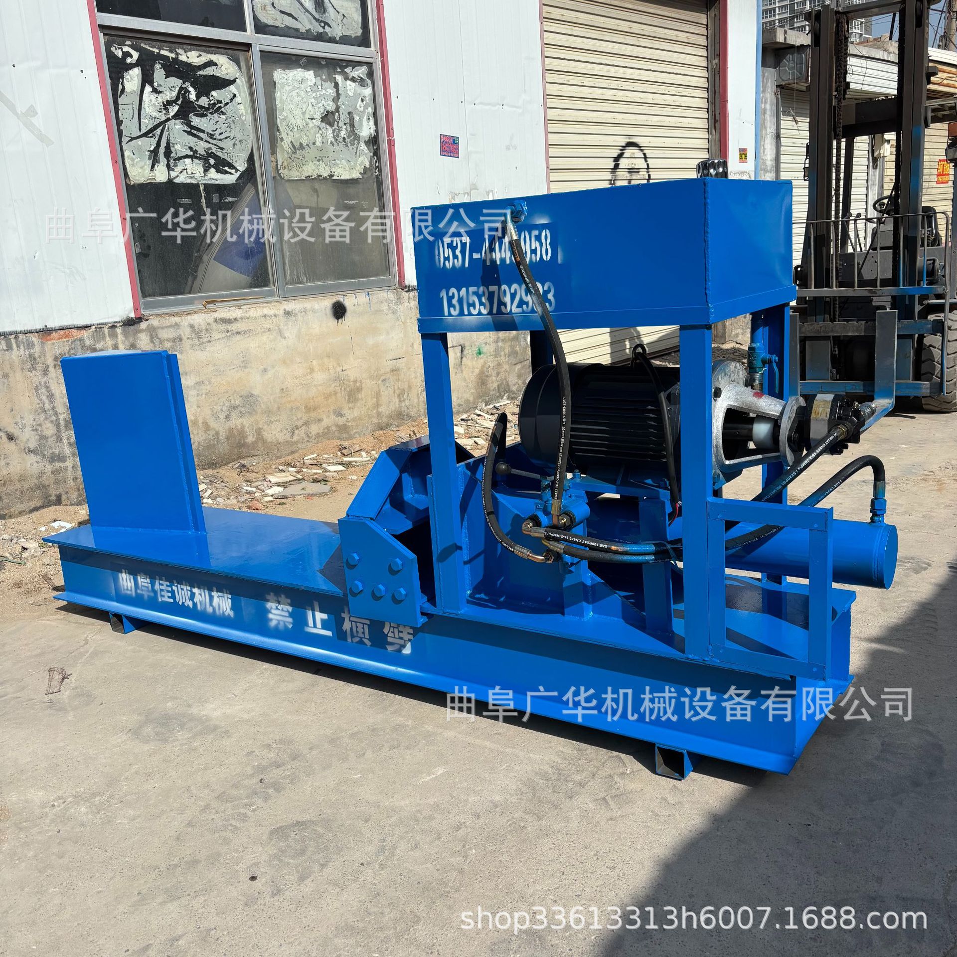 大型液压自动劈木机 卧式树疙瘩劈柴机 四瓣木材加工机械