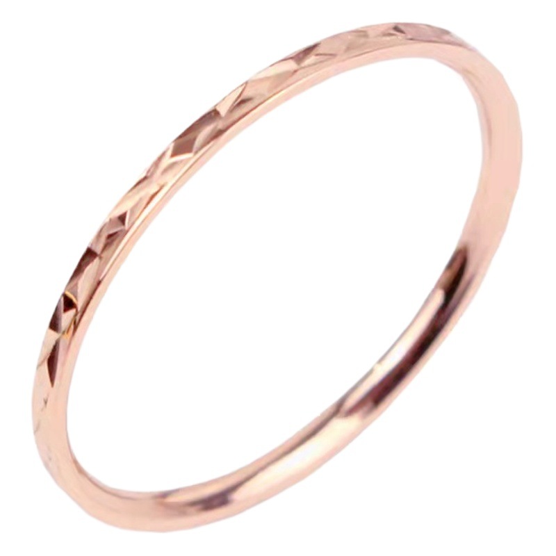 日韓ファッションチタン鋼はバラ金をメッキしています。