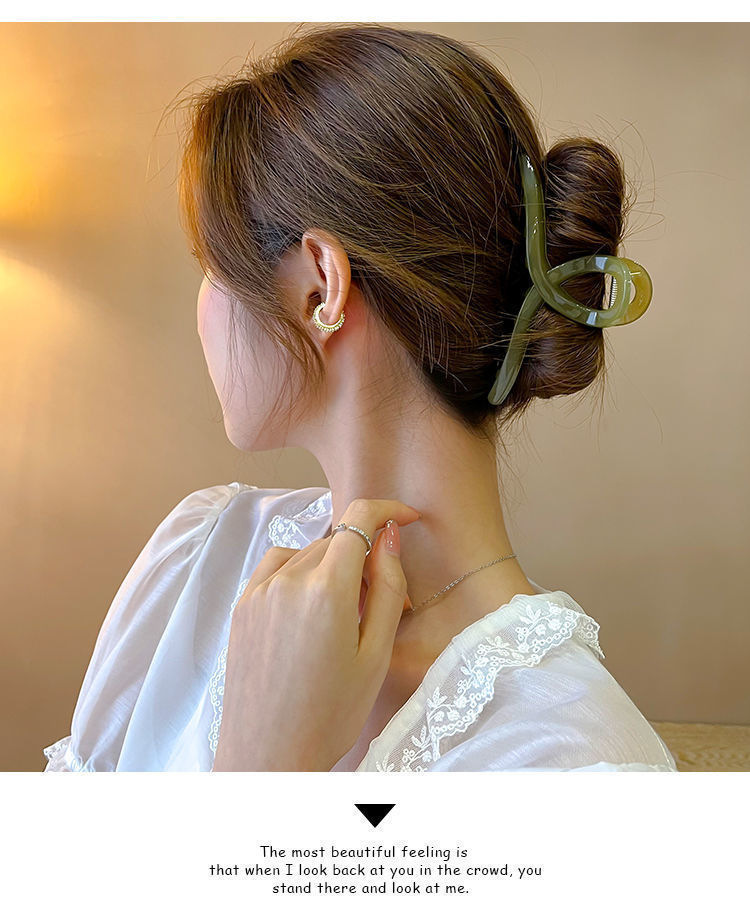 Corea del Sud Ins Estate High-end Sense Forcina per capelli Disco Capelli Grab Quantità Multi-size Clip di squalo Fermaglio per capelli da donna Accessori per capelli_voghion.com