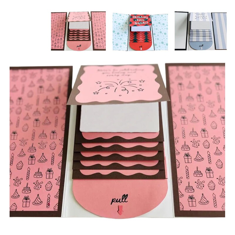 tumu亚马逊创意新款ChristmasGift Card Holder Book圣诞礼品卡册|undefined