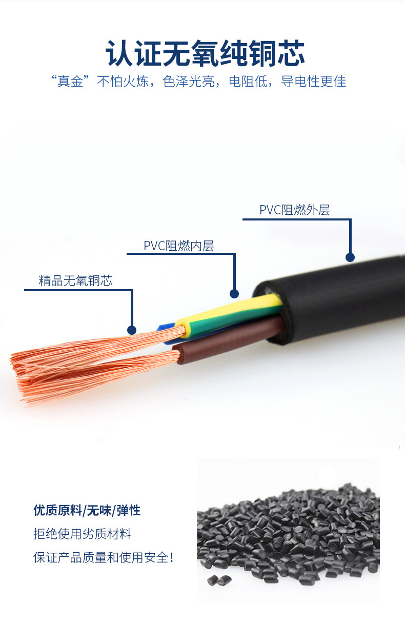 Awg Cigarette Lighter Male Sae Plug 12V24V Car Adapter Motorcycle Charging Power Extension Cable 2-Core